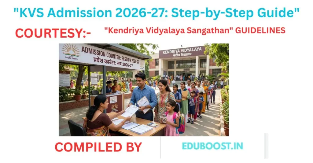"KVS Admission 2026-27 Registration Process and Step-by-Step Guide by EduboostIn"